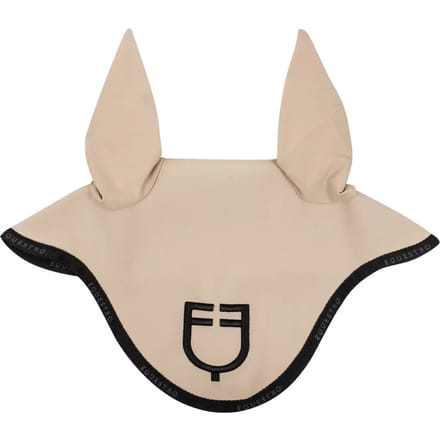 Korte muts van technische stof met logo Equestro