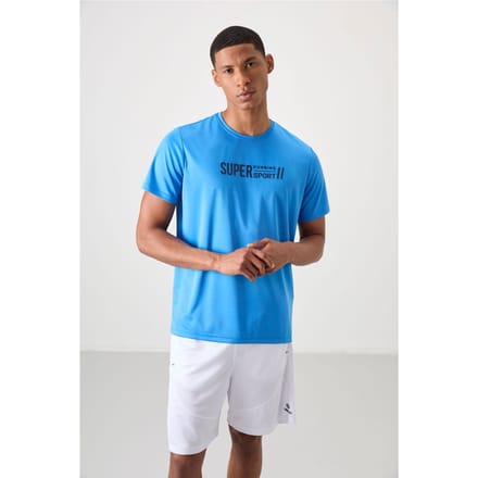 Heren Gedrukt Crew Neck T-Shirt