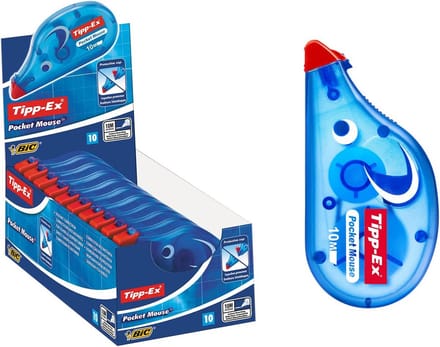 Correctietape met Beschermkap - 4.2mm x 10m - Transparant