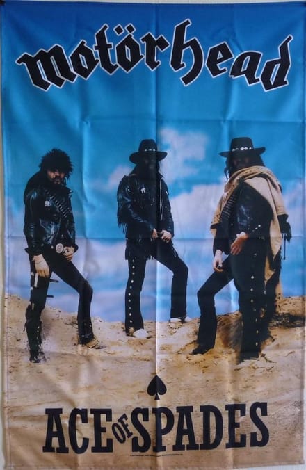 Motorhead - Ace Of Spades Textiel Poster - Multicolours