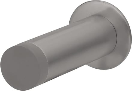 Famanu – Wanddeurbuffer RVS Ø20 mm lengte 80 mm – mat RVS – 1 stuk – compacte deurstopper voor muur