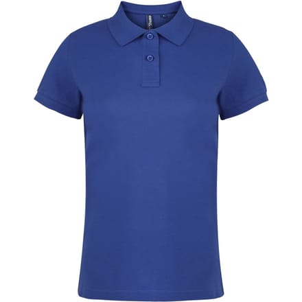 Asquith & Fox Dames/dames Poloshirt met korte mouwen en effen mouwen (Koninklijk)