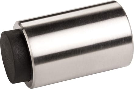Ronde Deurstopper RVS Geborsteld voor Muurbevestiging - Stootbuffer