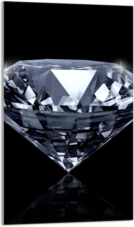 TMK ArtDeko - Snijplank Glas - 30x52 cm - Diament - Hartvormig
