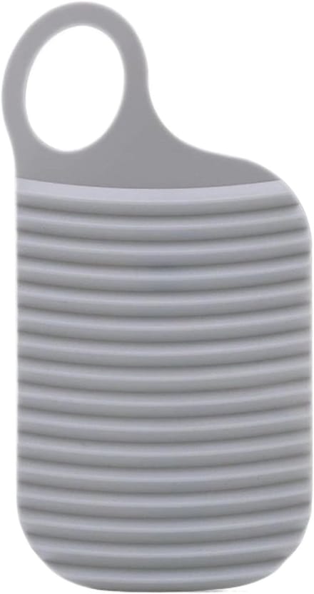 Waskwasten Klein - Draagbare Wasmand - Handwas Kleding - Antislip Ontwerp - 20 x 10 cm - Grijs