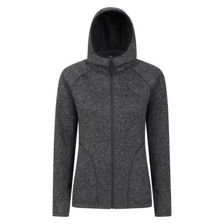 Mountain Warehouse Dames/dames Nevis Full Zip Hoodie (Zwart)