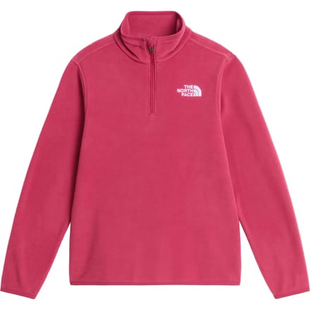 The North Face Girls' Glacier 1/4 Zip Top Junior - Roze - Kind, Roze S