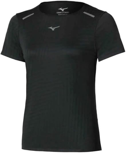 Mizuno Tech Light T-shirt Met Korte Mouwen Zwart L Vrouw