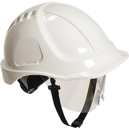 Portwest PW54 Veiligheidshelm wit met vizier