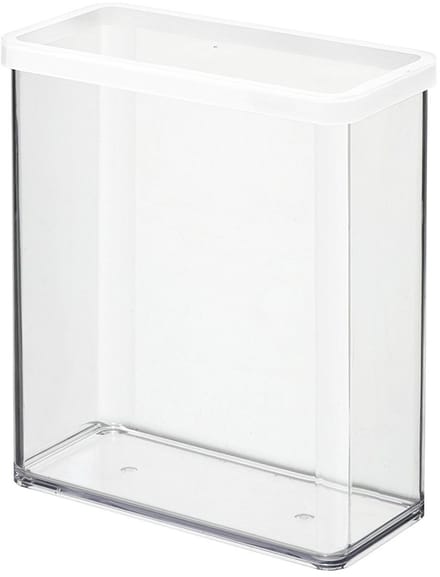 Rotho Loft voedselbewaardozen - met witte siliconenafdichtring - 3,2 liter - transparant