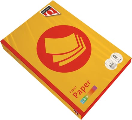 Kopieerpapier quantore colour a4 80gr diepgeel