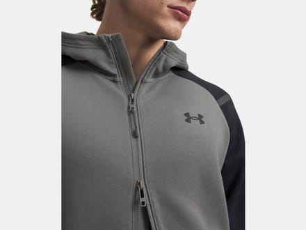 Under Armour Unstoppable Fleece Sweatshirt Met Rits Grijs 2XL / Regular Man