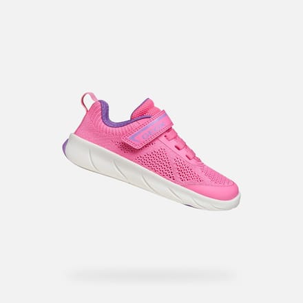 GEOX FOOT-RUN MEISJES Sneakers - ROZE/LILA