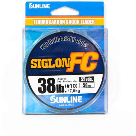 Sunline Fluorocarbon Leider Siglon FC 100% 50m 38lb Diameter 0,55mm (8388) schoon