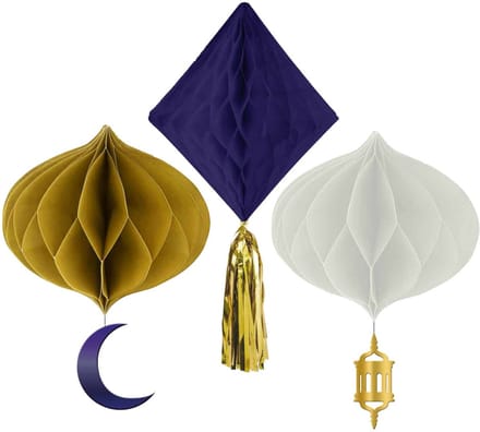 Folat - Honeycomb set 'Eid Mubarak' - 3 stuks