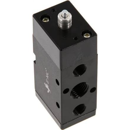 5/2 G1/4'' (G1/8'') Nokbediend Ventiel 0-8bar/0-112psi E.MC