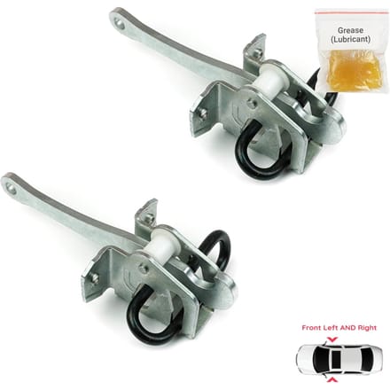 BDP1065-1 2 Stuks Voor Links EN Rechts Deurklink Scharnier Deurstopper Check Strap Limiter Hendel Arm voor BMW 5 Serie E34 7 Serie E32 51218155698