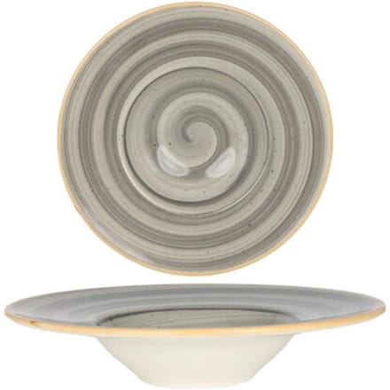 Bonna Pasta Bord - Aura Space - Porselein - 28 cm 400 cc - set van 2