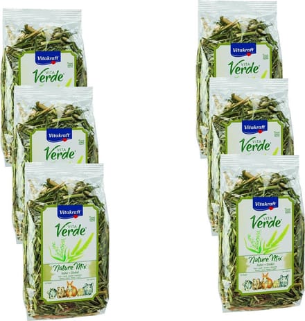 Vitakraft Vita-Verde Haver En Graan - Knaagdiersnack - 6 x 100 g