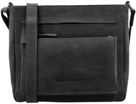 Hide & Stitches Schoudertas Idaho Zwart
