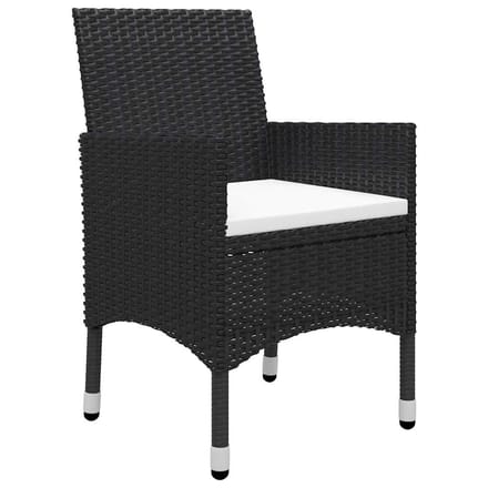 vidaXL - 5-delige - Tuinset - zwart