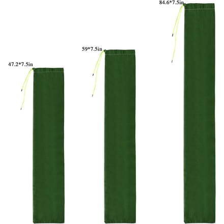 Lange Zandzak Groen Canvas Overstromingspreventie Zandzak met Elastische Band voor Zware Regen Water Orkaan Type 7