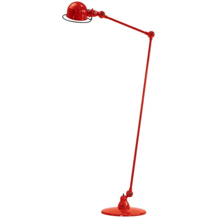 Jieldé Loft D1240 vloerlamp scharnierarm, rood