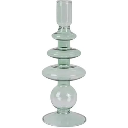 Kandelaar - kaarsenhouder - groen - groot - green - candle holder - glas - Groot/groen