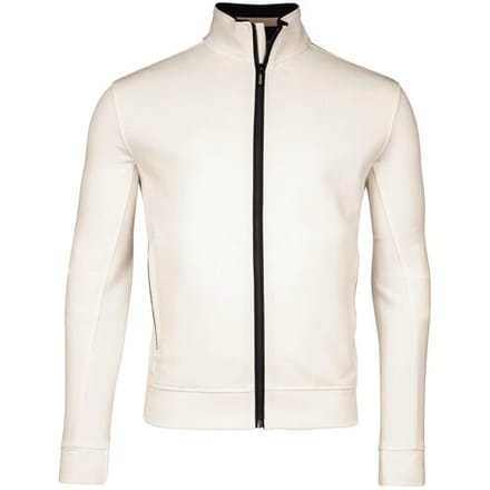 Baileys Vest Uni Color Sweat Cardigan Zip Marshmallow / male