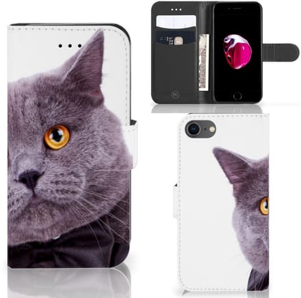 iPhone 7 | 8 | SE (2020) | SE (2022) Telefoonhoesje met Pasjes Kat