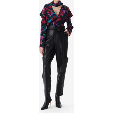 IRO Paris Martina Top Black Multico Größe: 36 | Longsleeves Outlet | Damen | Schwarz