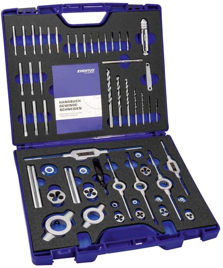 Gewindeschneid Universalsortiment GS52 HSS 52-tlg. - 70571