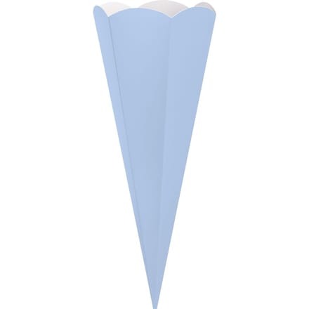 Schoolkegel uitgesneden - Lichtblauw