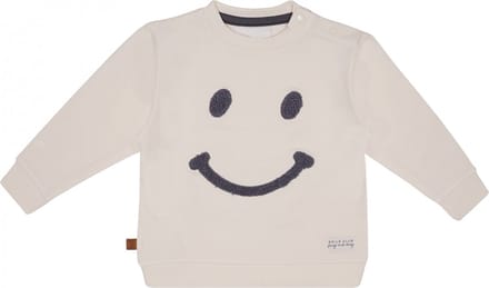 Frogs and Dogs - Smile Sweat Shirt - Beige - Maat 92 - Sweater