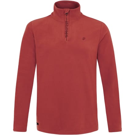 Protest Perfecto – Skipully Heren – Lange mouwen – 1/4 rits – Barn Red
