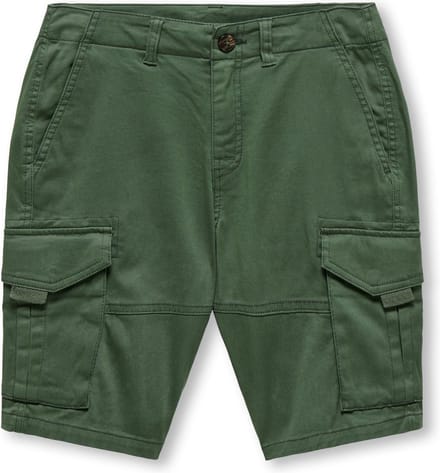 ONLY KOBMAXWELL CARGO SHORT PNT NOOS Jongens Broek - Myrtle - Maat 170