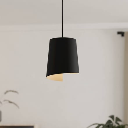 EGLO Hanglamp Bolivia zwart/zandkleur, 1-lamp