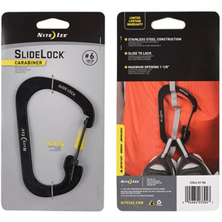 NITE IZE SLIDELOCK CARABINER STAINLESS STEEL