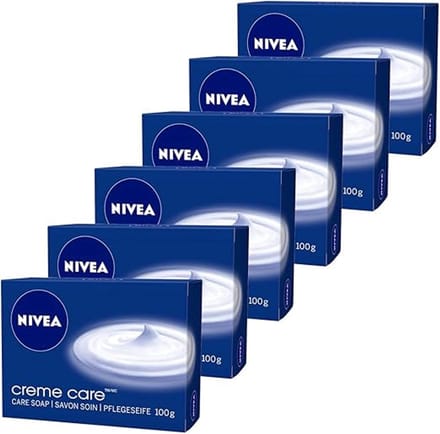 Nivea Zeep Creme Care 6x 100 gr voordeelverpakking