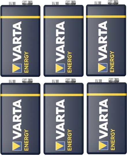 Varta Energy Alkaline batterij - 6x - 9V - blokbatterij - LR61