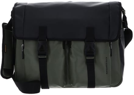 MANDARINA DUCK schoudertas Eco Coated Messenger Bag Pine Green veelkleurig