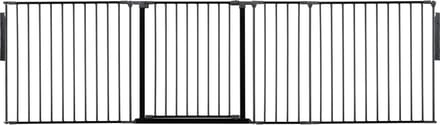 Safetots Kamerbreedhek, Panelenhek, Tot 259cm Breed, Zwart, 70cm Hoog