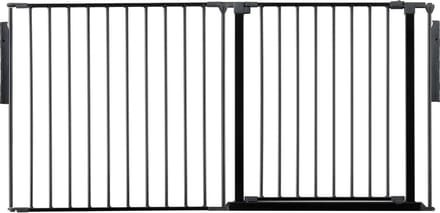 Safetots Kamerbreedhek, Panelenhek, Tot 154cm Breed, Zwart, 70cm Hoog