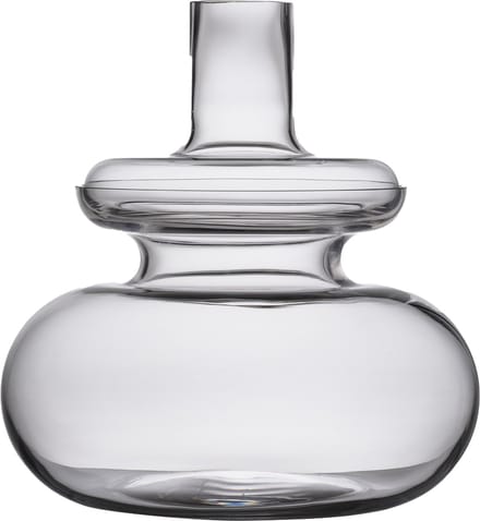 Zone Denmark Inu Vaas - Glas - Groot - Transparant - Bloemenvaas - Rond - Bolvaas - 33 x 32 cm