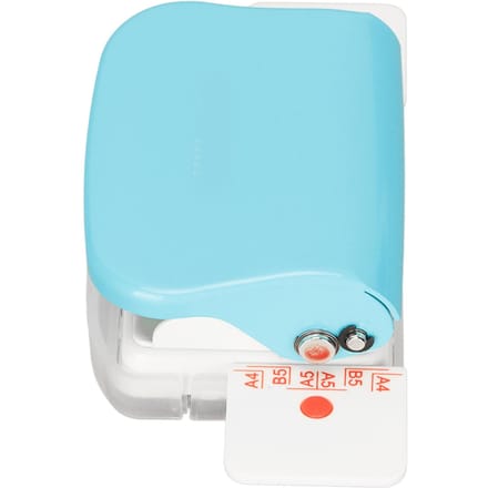 Handmatige Bindmachines Multifunctioneel 6 Gaten Cinch Boekbindmachine voor Thuis Kantoor Lichtblauw lichtblauwe kleur