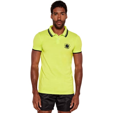 Plein Sport Poloshirt Met Groot Logo Op De Achterkant, Limoengroen