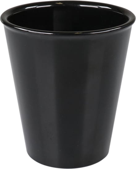 Ornamin | Beker | SAN | reusable | onbreekbaar | 300ml | zwart | 9stuks