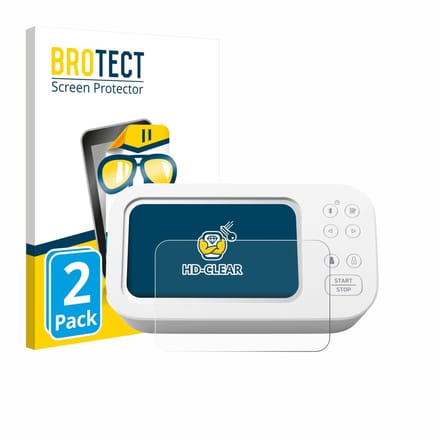 BROTECT - Screenprotector voor Omron X7 Smart AFib HEM-7380T1-EOSL - Folie Beschermfolie transparant 2 Stuks