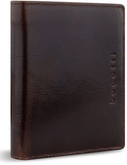 bugatti portemonnee Romano RFID Wallet With Flap 10CC Brown donkerbruin
