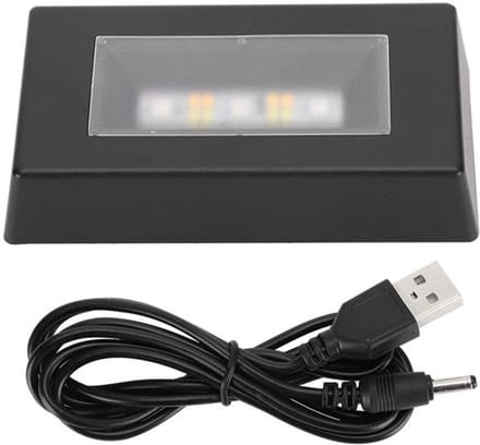 Allecto - Led Lichtbasis - Kristal Display Stand - Usb Gevoed